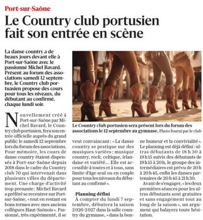 Publication Est Républicain du 05 septembre 2026 pour la rentrée des cours